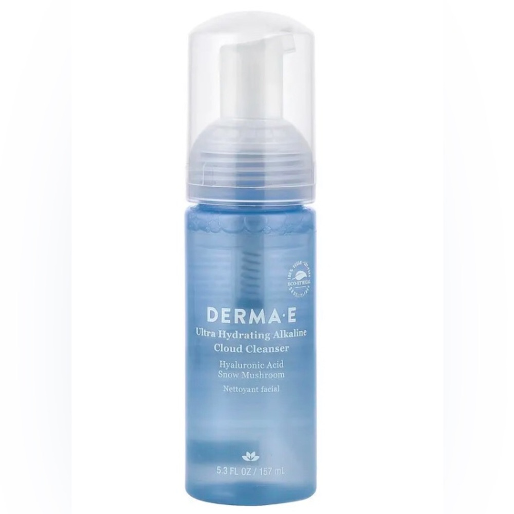 ☀️ Derma E Ultra Hydrating Alkaline Cloud Cleanser - Blue